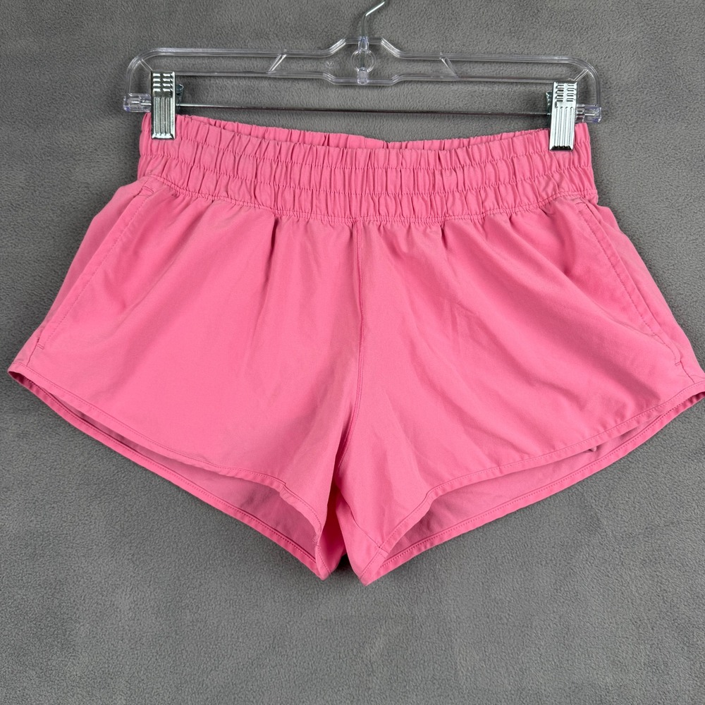 OFFLINE by Aerie Real Good Low Rise Pink Running Shorts with Liner Small